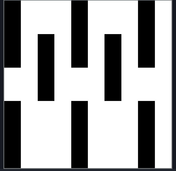 Pixel art image used to generate the left grid